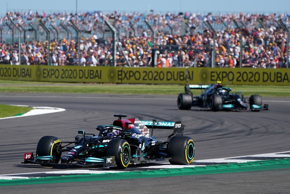 Hamilton finished second, ahead of Mercedes team-mate Valtteri Bottas