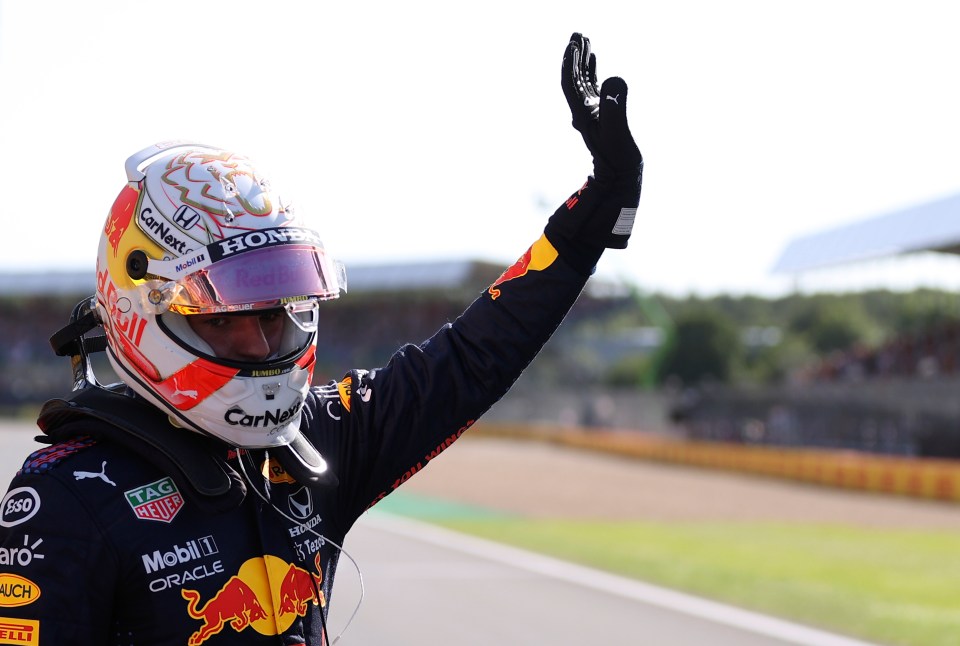 Verstappen took the lead on the first corner of the first lap