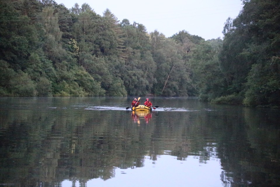 A search was launched after a swimmer went missing in Ardingly Reservoir