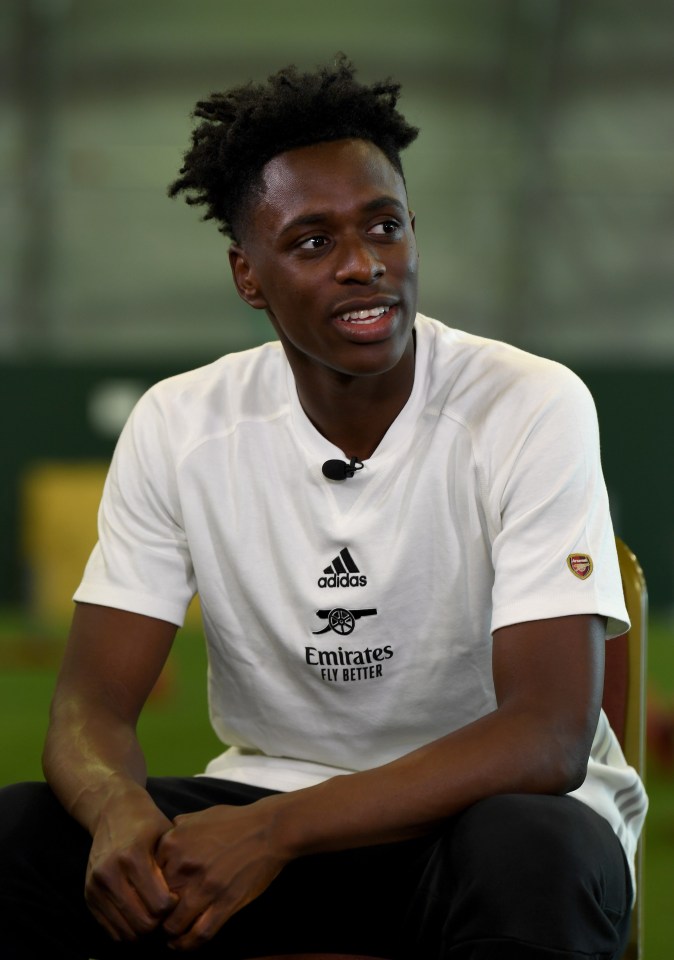 Albert Sambi Lokonga has given his first Arsenal interview