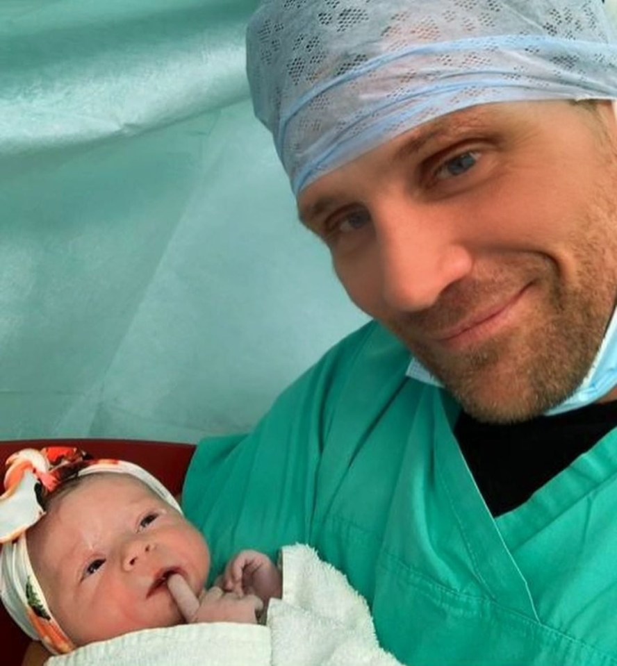 Alex welcomed his daughter earlier this week
