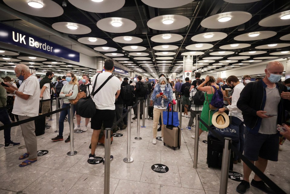 Other travellers have seen long queues in recent weeks due to the increased Covid checks at the border too