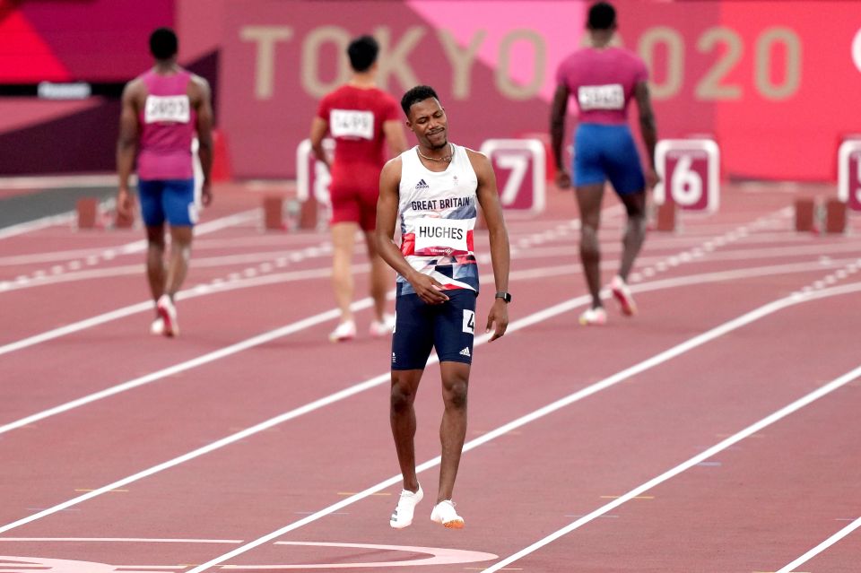 Zharnel Hughes is disqualified from the 100m at the Tokyo 2020 Olympics