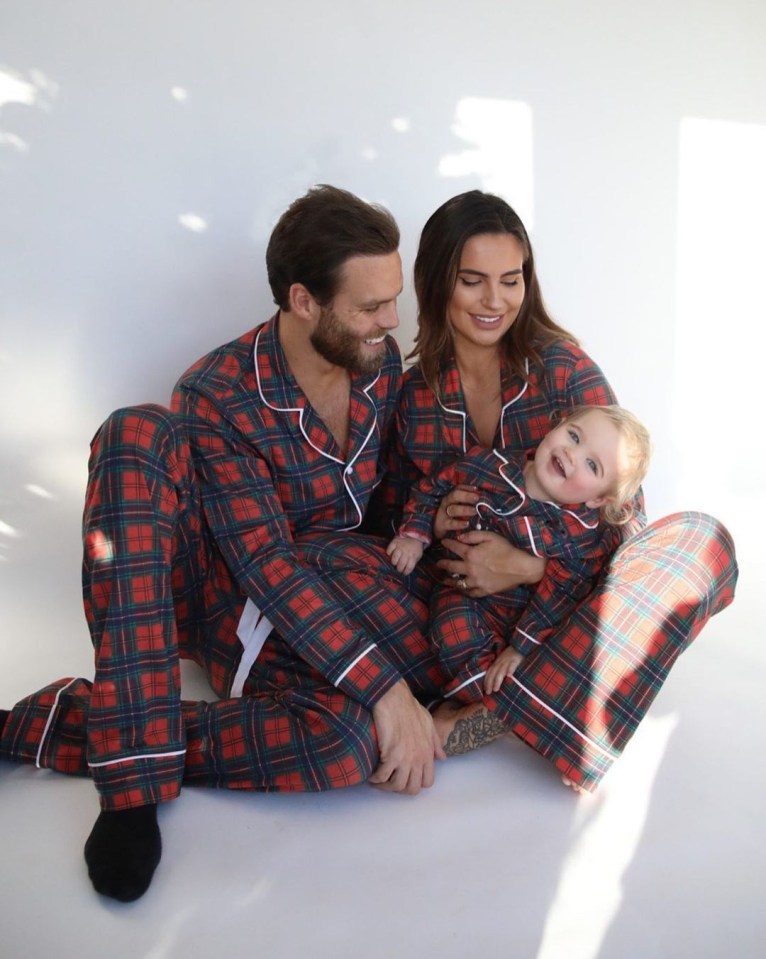 Jess and Dom with son Presley