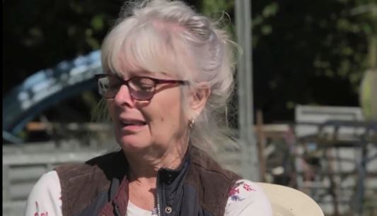Mum Janice recently hurt herself after being knocked over by some sheep
