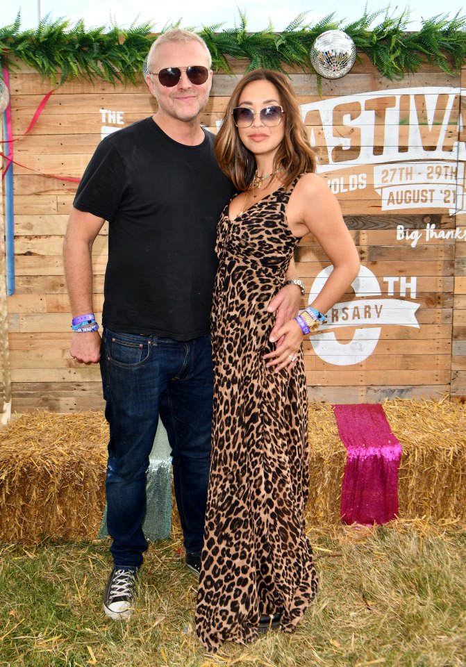 Myleene with her fiance Simon Motson