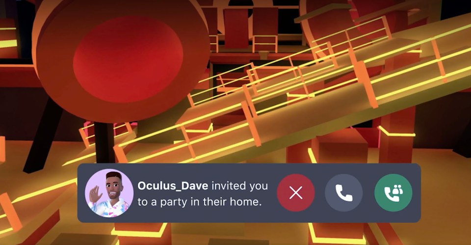 You'll be able to connect with your friends through Facebook technology