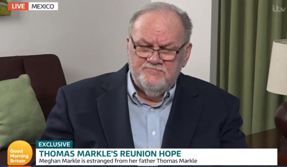 Thomas Markle has blasted 'selfish' Meghan Markle for not letting him see his grandkids