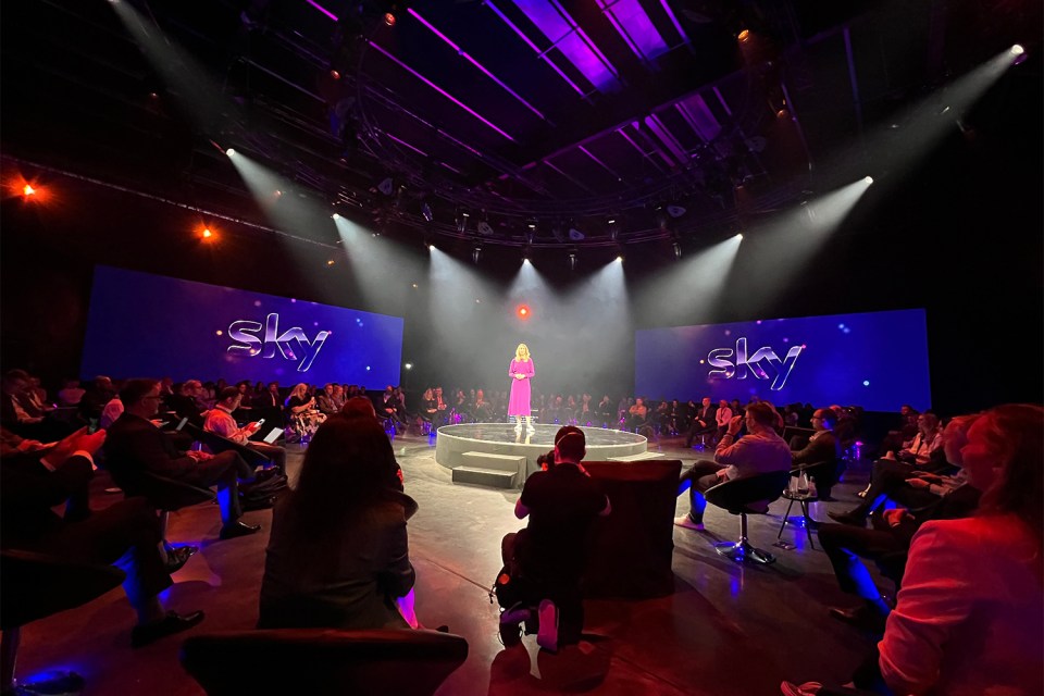 The Sky Glass TV was unveiled at a special event in London