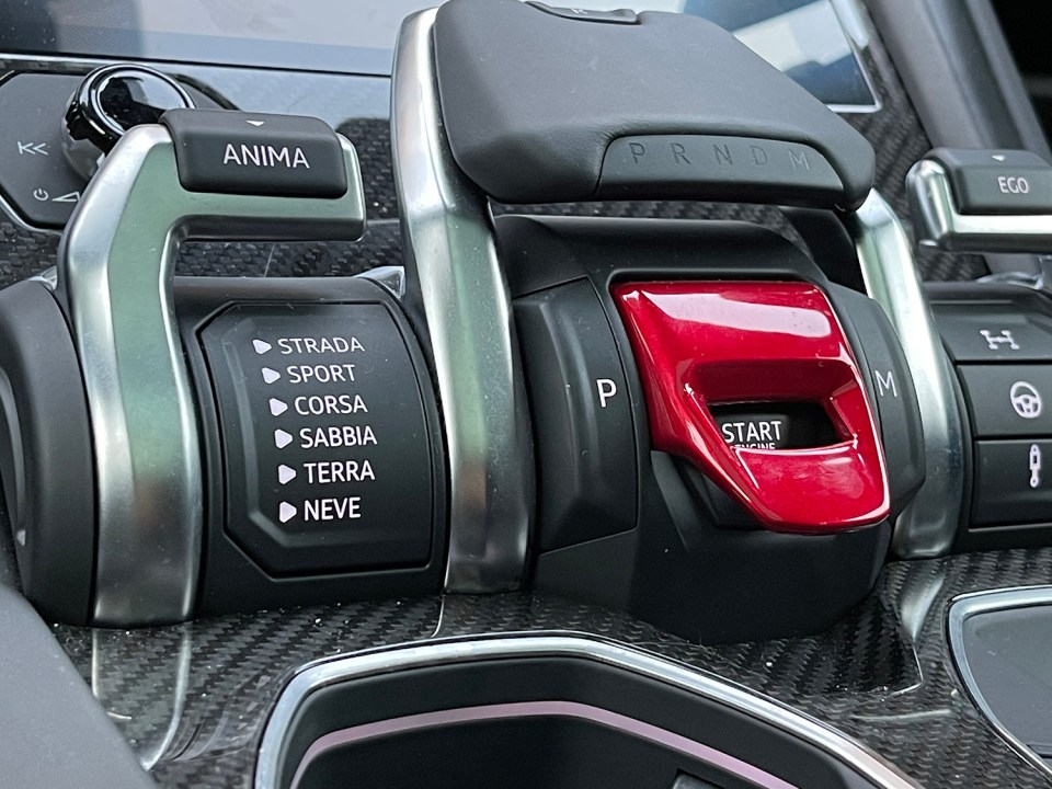 You've got at least six drive modes – and seven if you use Ego