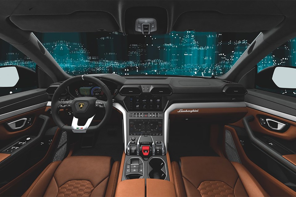 There's no shortage of tech on board