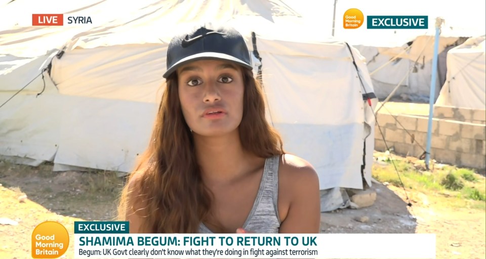 She also claimed she had been groomed by friends and older men she met online before she went to Syria