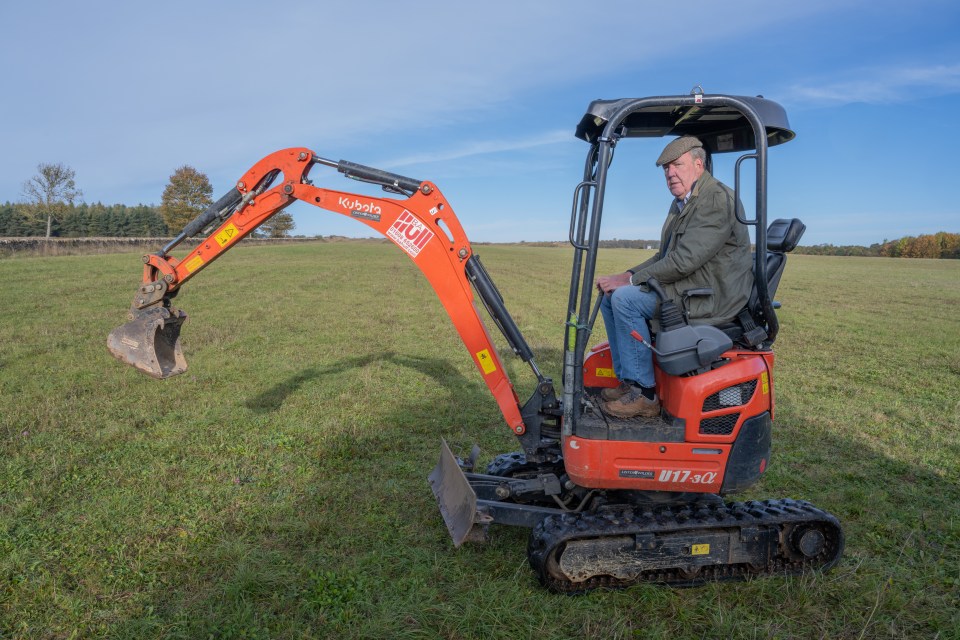 Jeremy says a lot of farming equipment has been designed for practical use, so lacks any snazziness