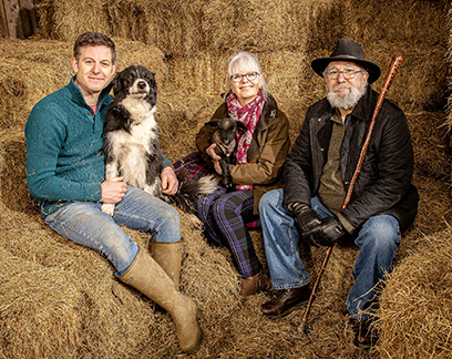 The ex One Show host told how mum Janice broke her leg and needed an operation while tending to sheep