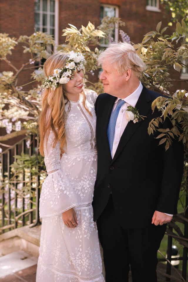 Boris and Carrie married earlier this year in a secret ceremony