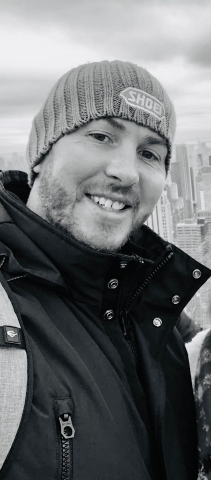 James Stokoe was in the car with his young son when he was attacked
