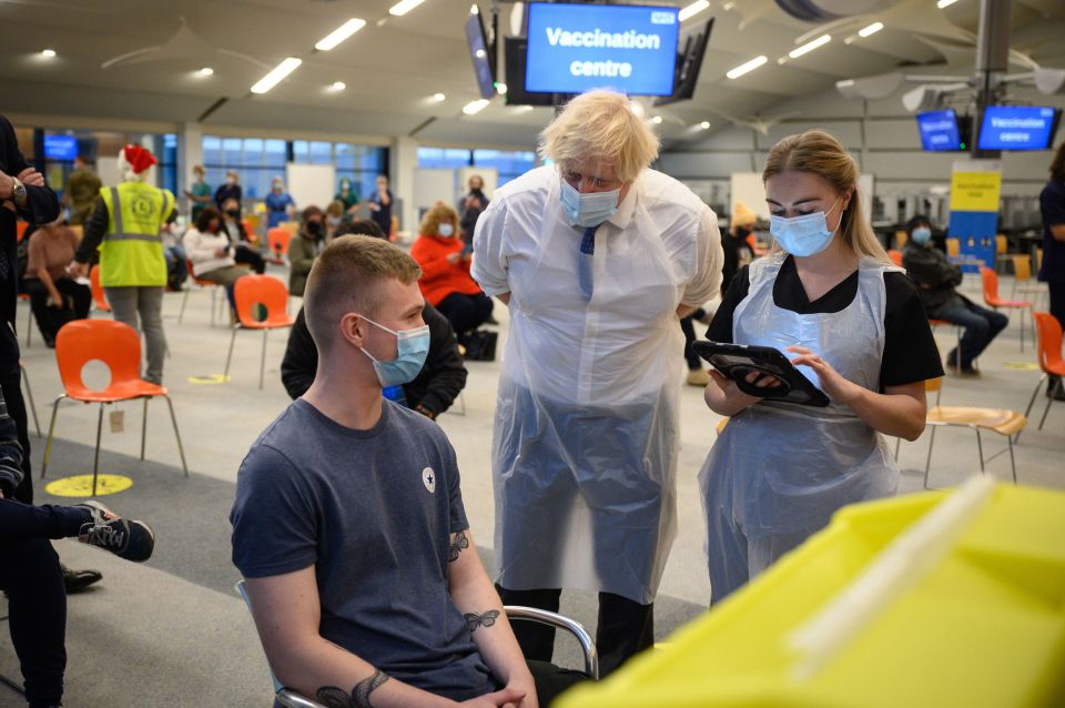 Boris was asked if he had picked a name for his daughter while on a vaccine visit this morning