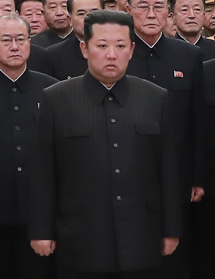 Kim Jong-un appeared at a memorial service to his dad looking much thinner than the past
