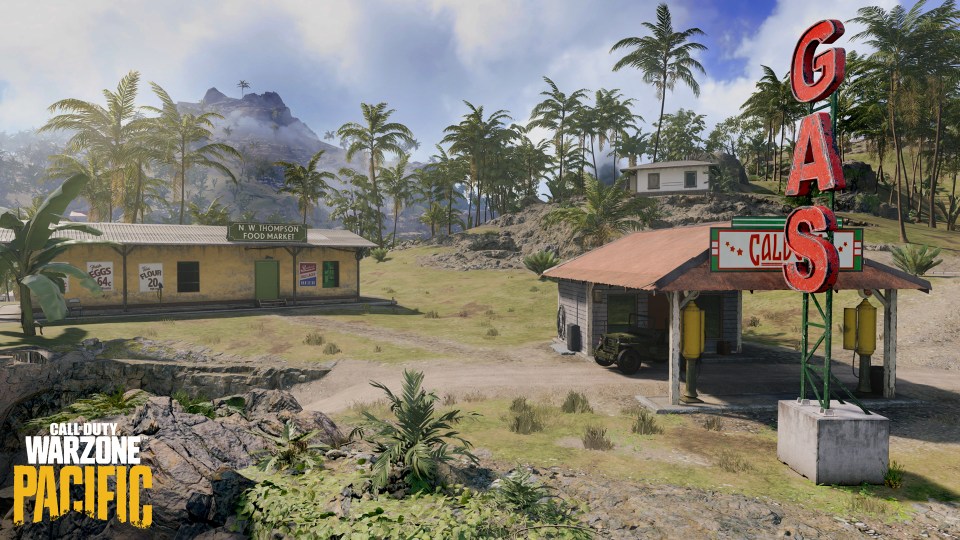 One of the new vehicles tucked away on Caldera