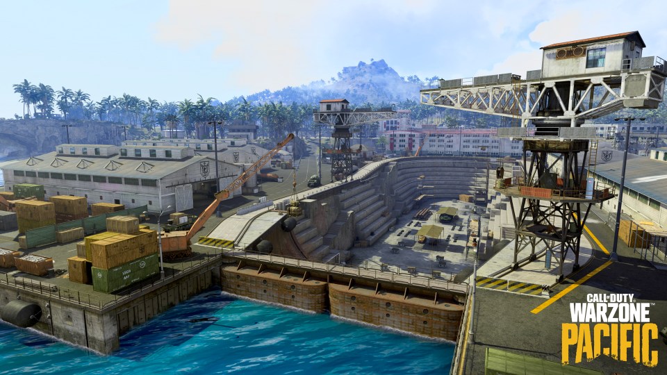 DZ A: Naval Arsenal in Caldera's northwest area