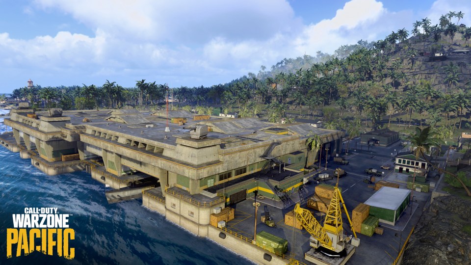 DZ L: Shark’s Lair Submarine Pen on the east coast sits above a complex underground tunnel system