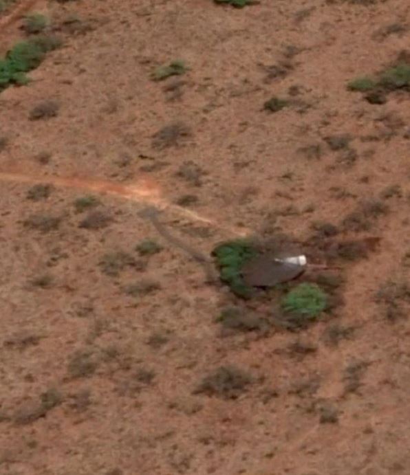 The shiny circular object in the middle of the desolate wasteland has caused a stir amongst alien hunters