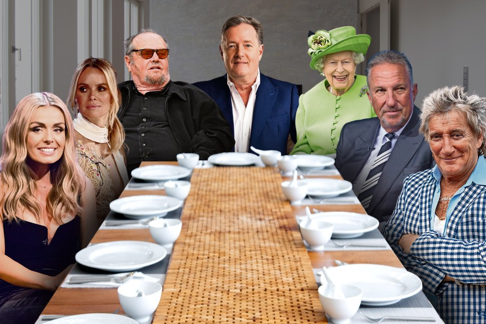 Piers Morgan has revealed his dream dinner party line-up