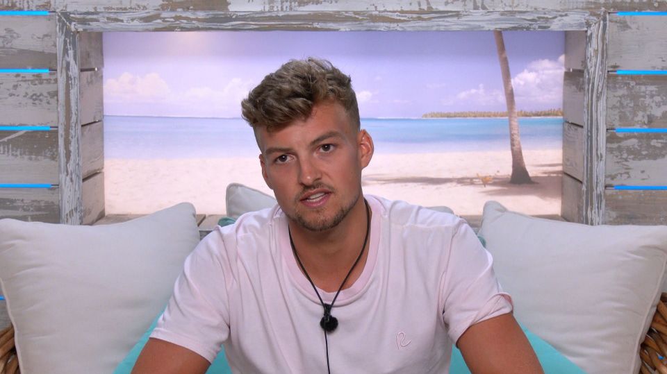 Hugo entered the Love Island villa on day one - but failed to find love