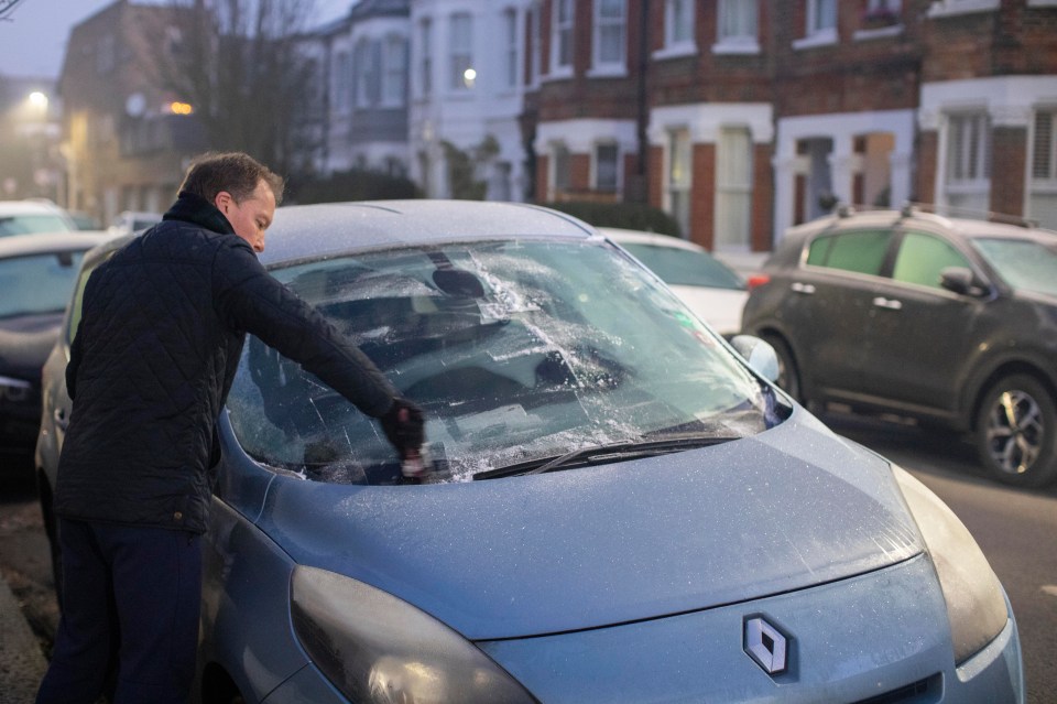 The Met Office says the mercury will plunge from 12C to -3C overnight in some places