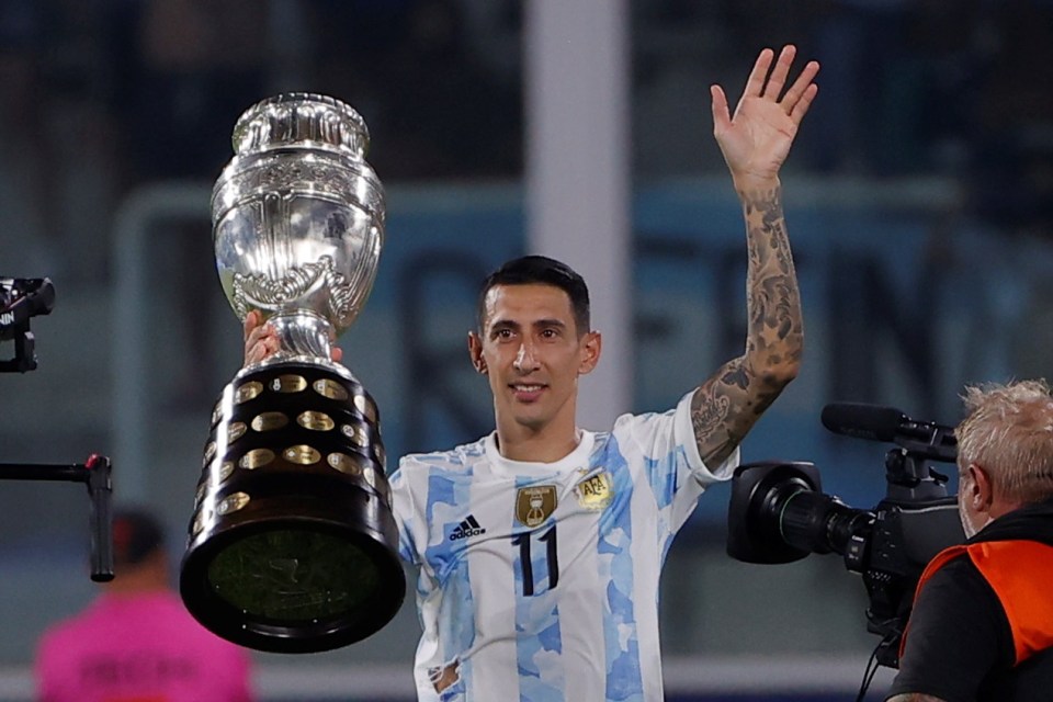 Angel Di Maria scored the winning goal against Neymar's Brazil at Copa America 2021