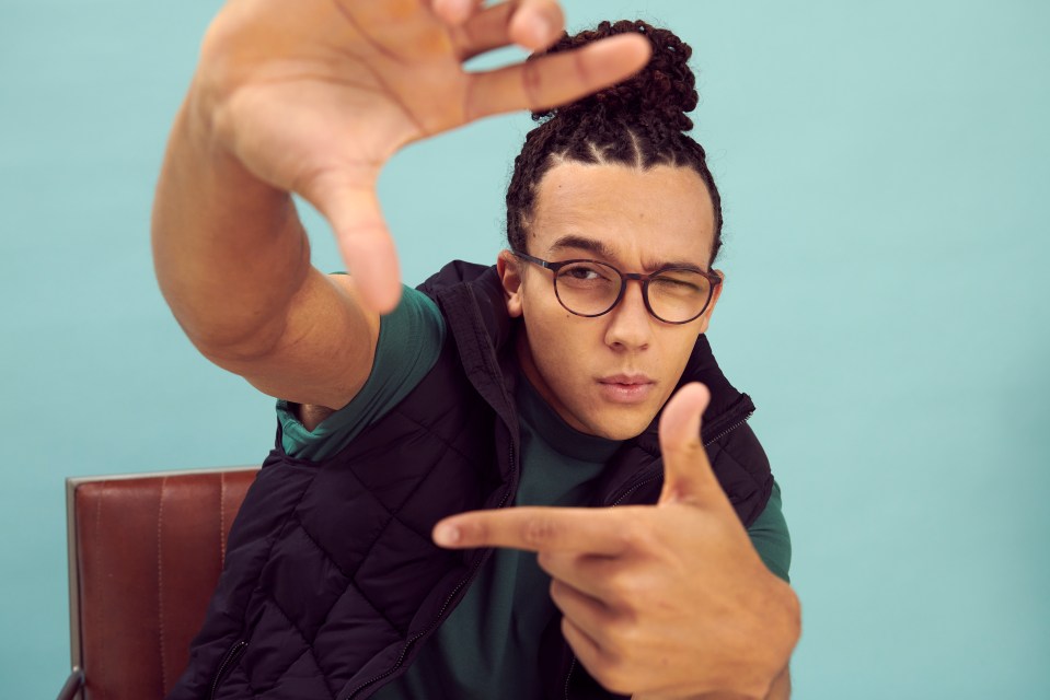 The TV star is over the moon with his eyewear range