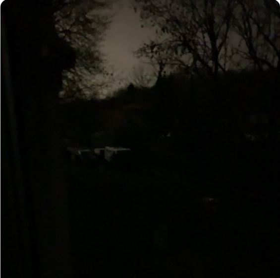 Thousands of homes have been plunged into darkness