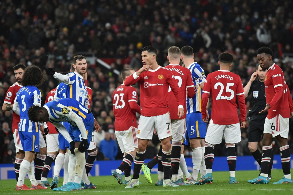 The FA have charged Man Utd for failing to ensure their players conducted themselves in an orderly fashion against Brighton