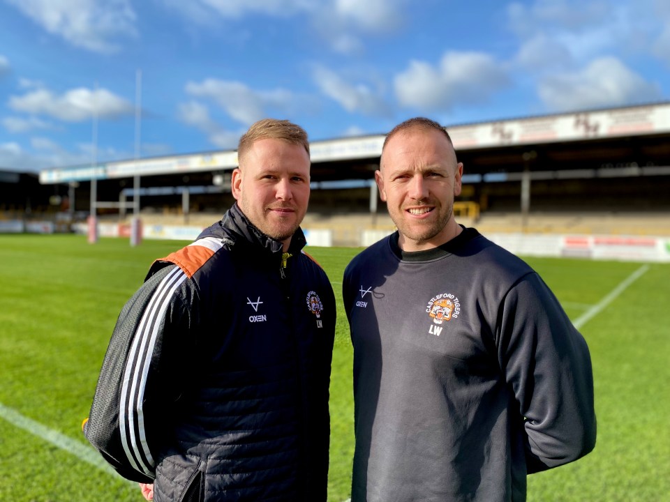 Joe Westerman (left) and Liam Watts are back together at Castleford
