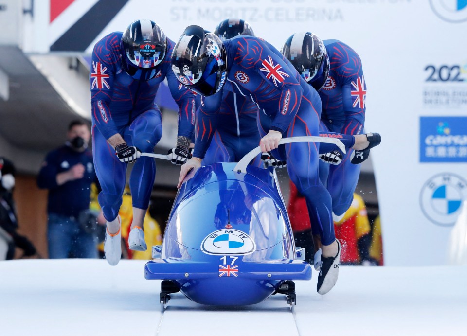 The bobsleigh is electric to watch