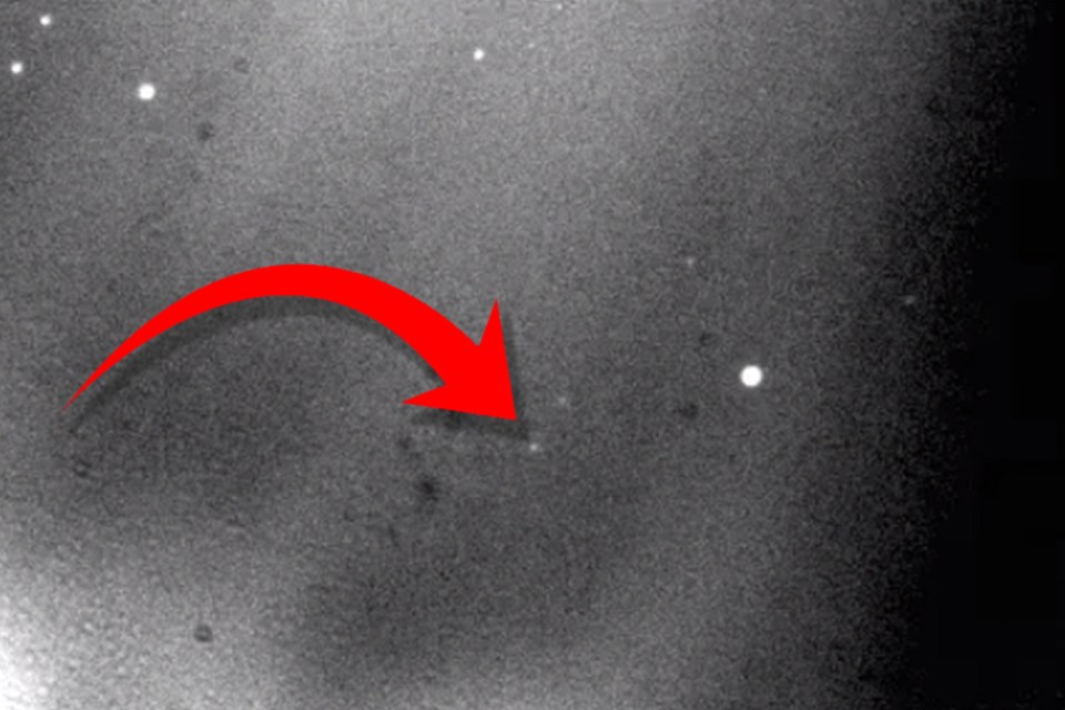 The Virtual Telescope Project shared a GIF that shows the runaway object tumbling through space