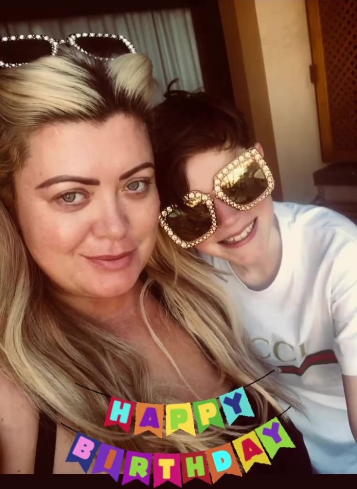The reality star shared a selection of adorable snaps on Instagram to wish him a special day