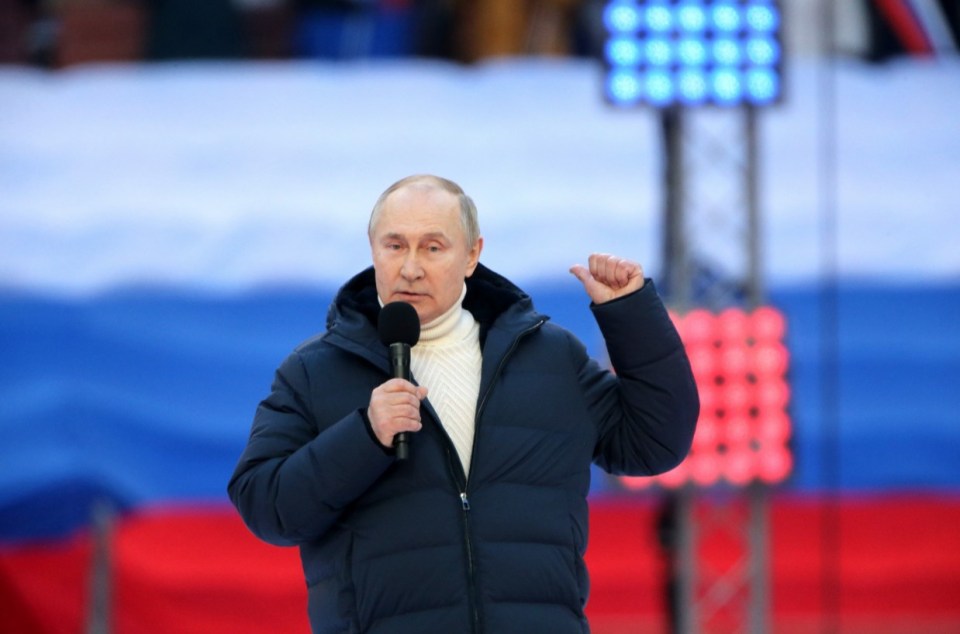 Recently, Putin has used more aggressive gestures in public