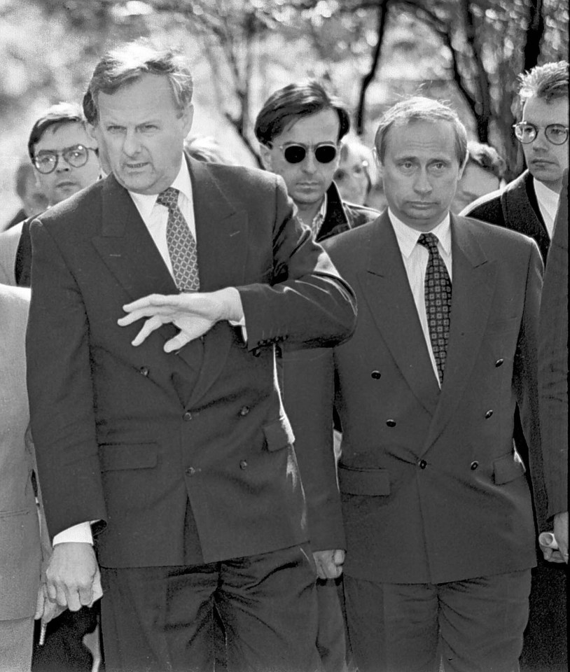 Allan met Putin when he was deputy to St Petersburg's mayor Anatoly Sobchak