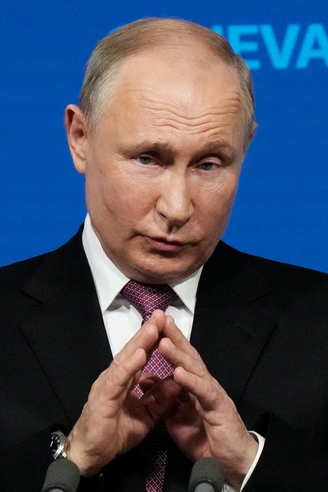 Among the tricks Allan taught Putin was the 'steeple pose' with his hands