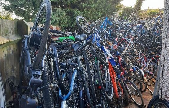 Police think the bikes were stolen