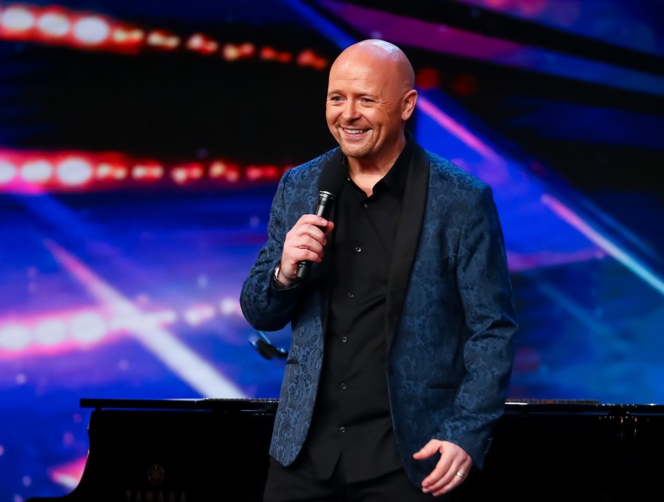 Jon Courtenay on Britain's Got Talent.
