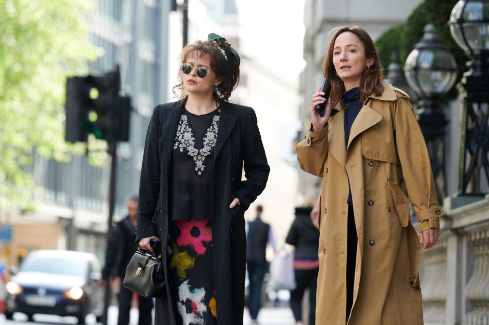 Helena Bonham Carter and Lydia Leonard in Ten Percent