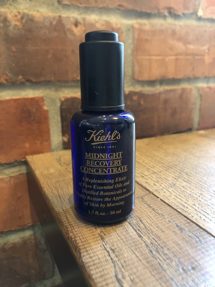 It came in the iconic midnight blue bottle