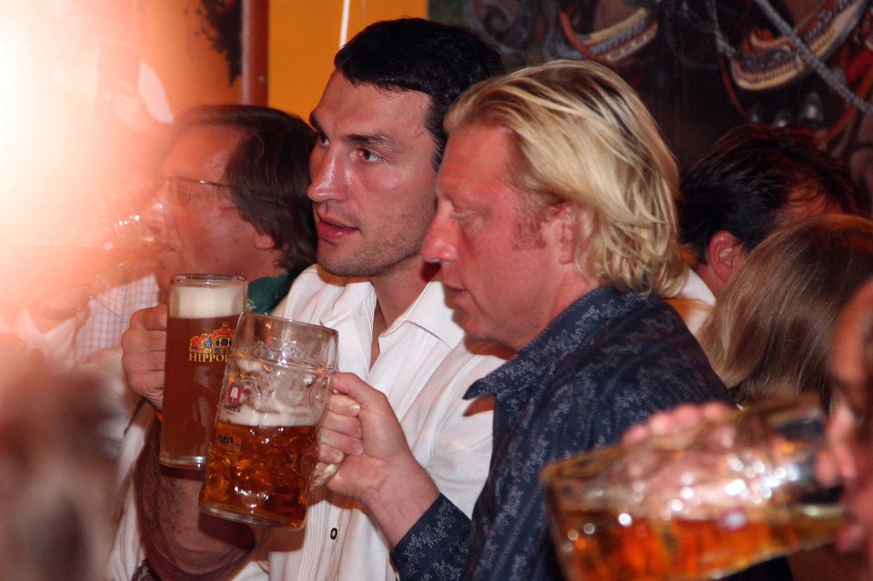 Becker admitted previously he took pills and alcohol to cope with the stress of the tennis world