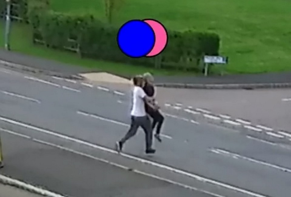 Angel was bundled into a van by Bowskill