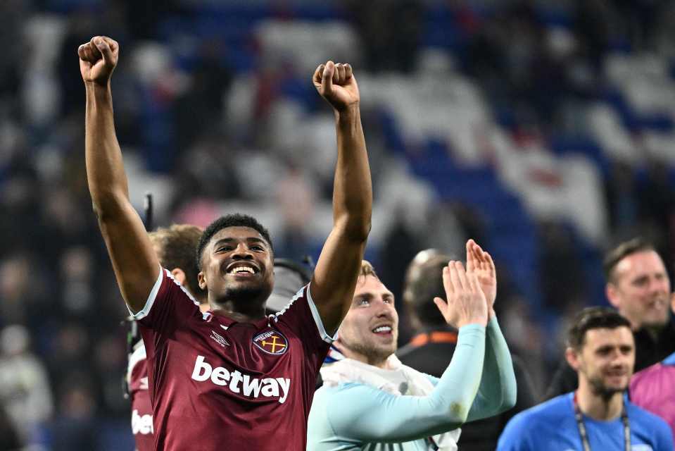 West Ham now have a clash with Frankfurt to look forward to