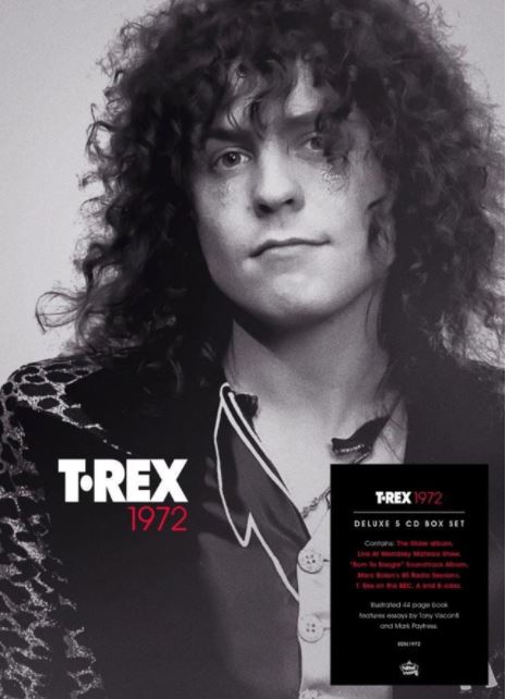 T.Rex 1972 is out today on Edsel Records as a 5CD box set, double vinyl LP and MP3 download