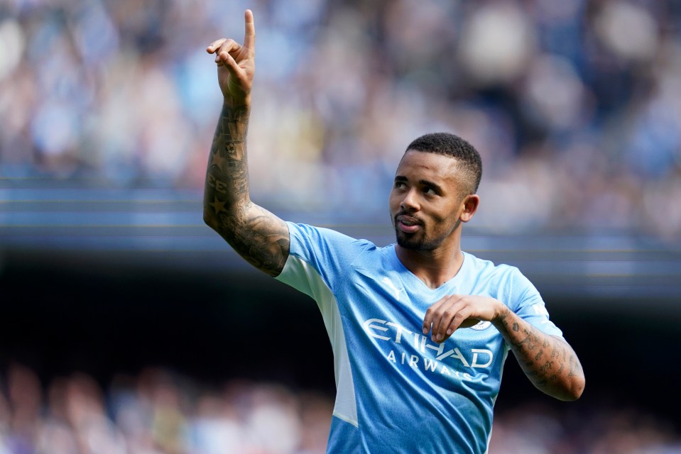 Gabriel Jesus helped himself to a hat-trick in Man City's win over Watford