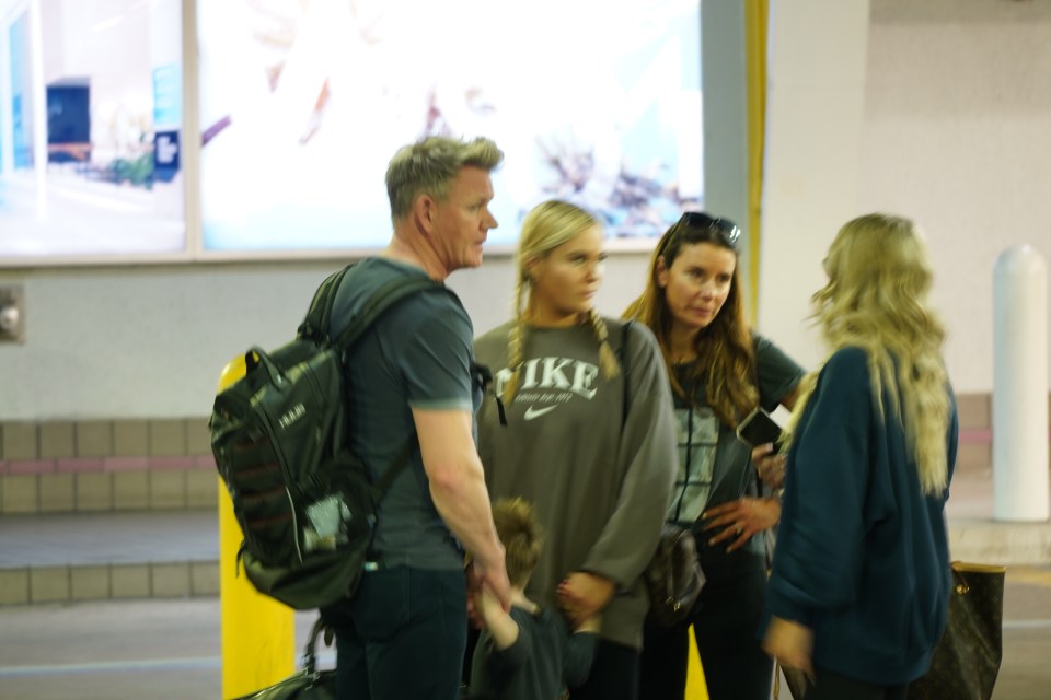 Chef Gordon Ramsay and family are already there
